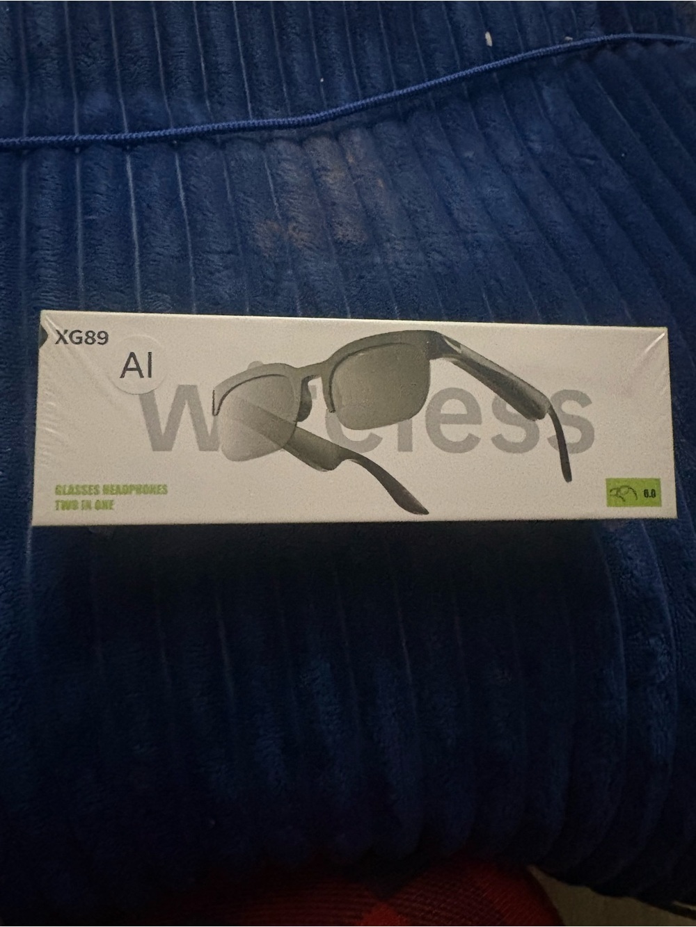 XG89 AI Wireless Bluetooth Sunglasses - Black
